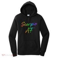 October November Birthday Gifts Scorpio AF Women's Hoodie thumb 0