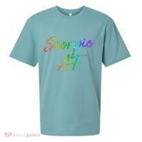 October November Birthday Gifts Scorpio AF Sueded Cloud Jersey T-Shirt thumb 0