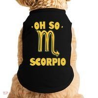 October November Birthday Scorpio Astrology Horoscope Great Gift Doggie Tank thumb 0