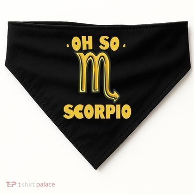 October November Birthday Scorpio Astrology Horoscope Great Gift USA-Made Doggie Bandana