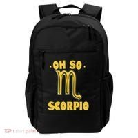 October November Birthday Scorpio Astrology Horoscope Great Gift Backpack thumb 0