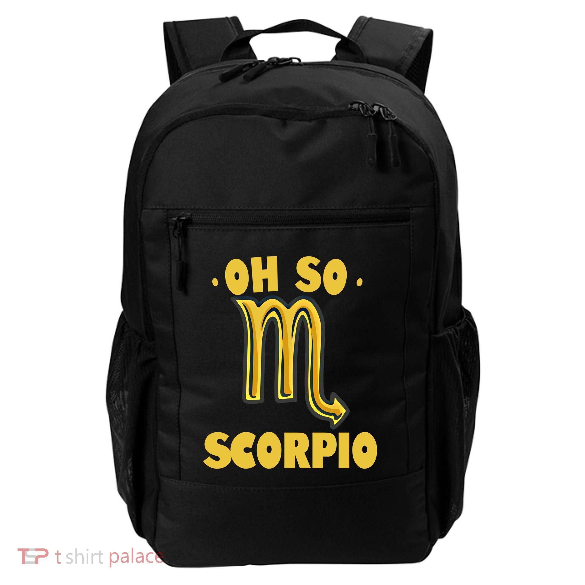 October November Birthday Scorpio Astrology Horoscope Great Gift Backpack