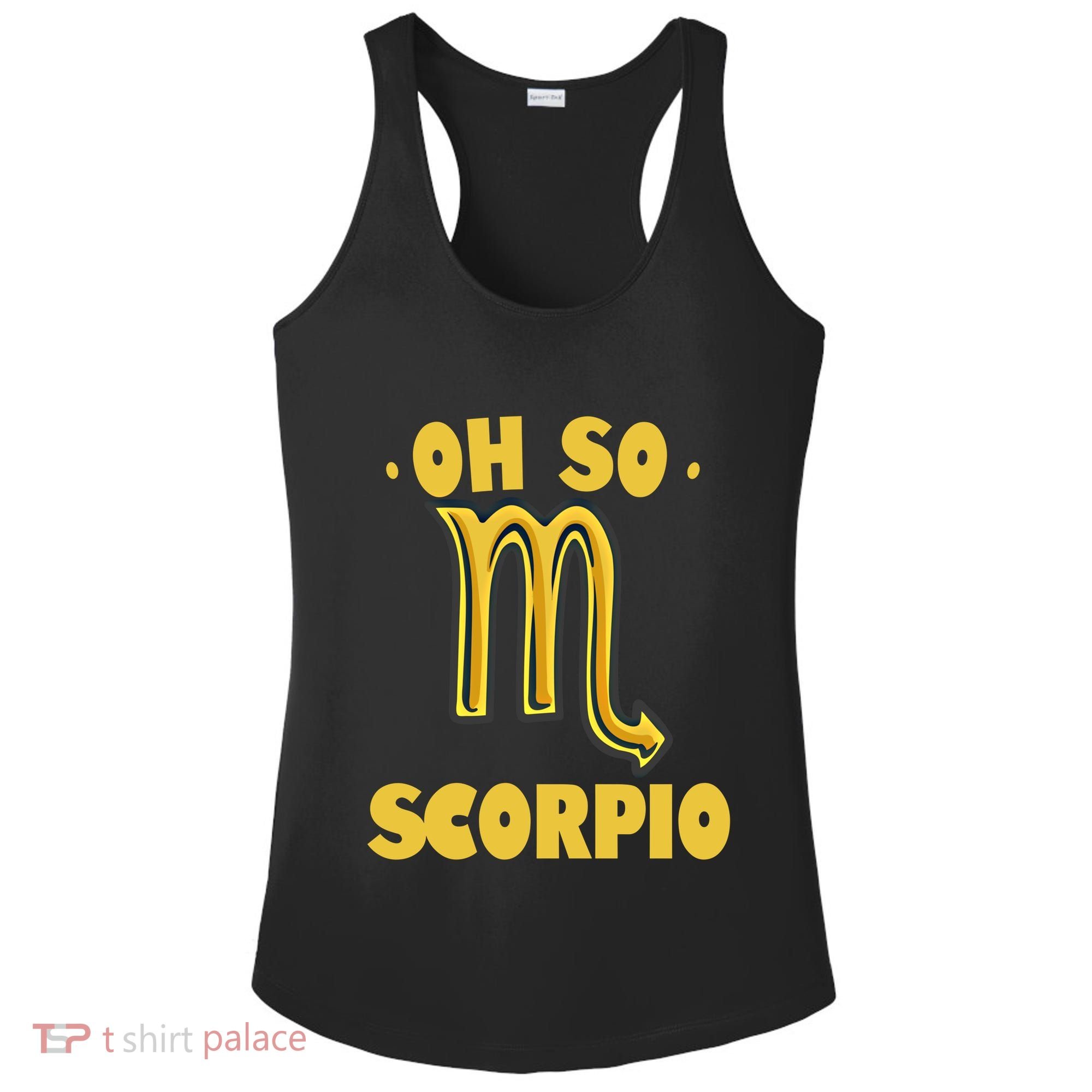 October November Birthday Scorpio Astrology Horoscope Great Gift Ladies PosiCharge Competitor Racerback Tank