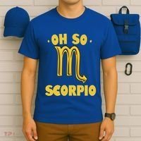 October November Birthday Scorpio Astrology Horoscope Great Gift T-Shirt thumb 6