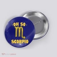 October November Birthday Scorpio Astrology Horoscope Great Gift Button thumb 0