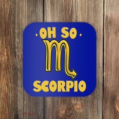 October November Birthday Scorpio Astrology Horoscope Great Gift Coaster