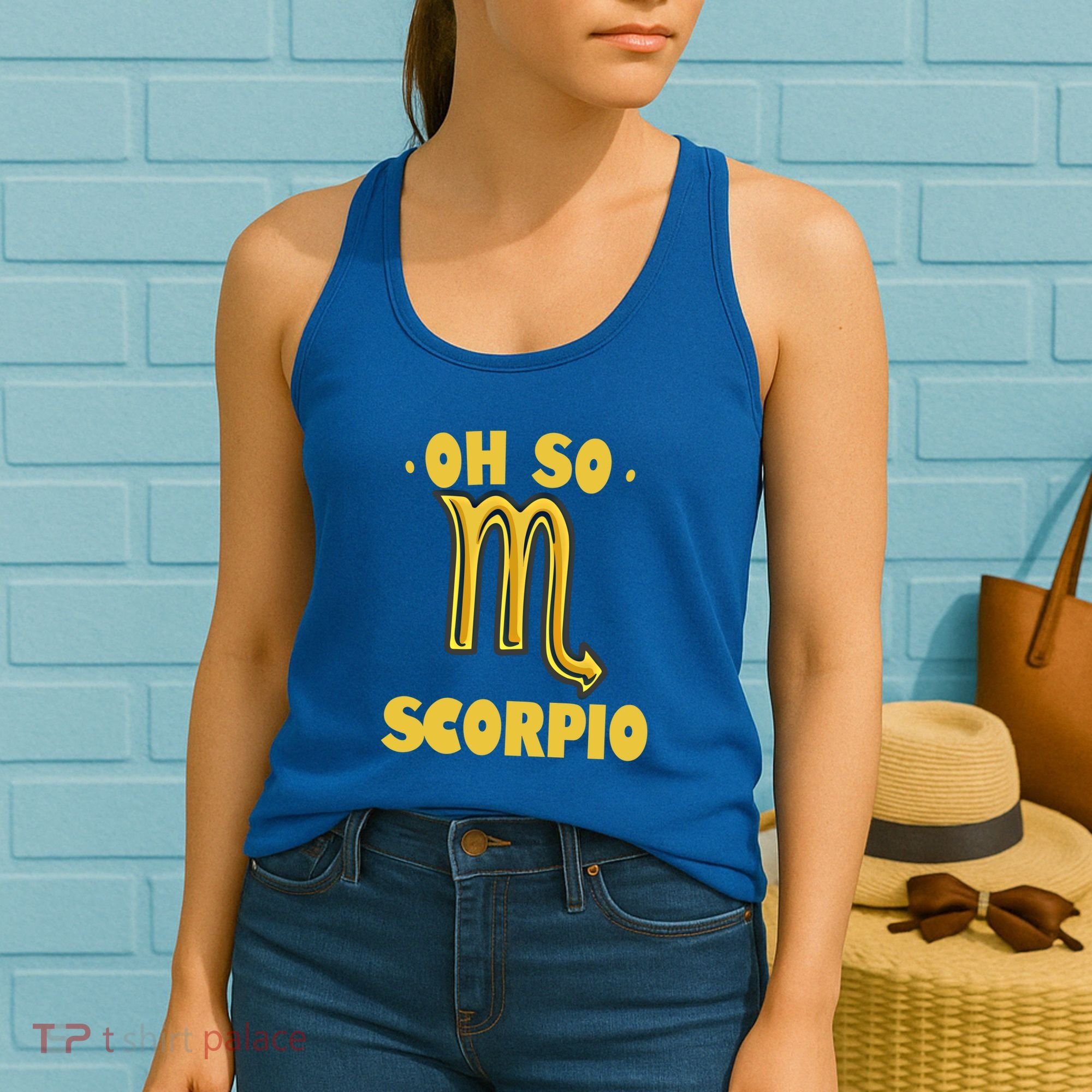 October November Birthday Scorpio Astrology Horoscope Great Gift Women's Tank Top