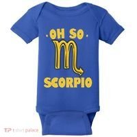 October November Birthday Scorpio Astrology Horoscope Great Gift Baby Bodysuit thumb 0