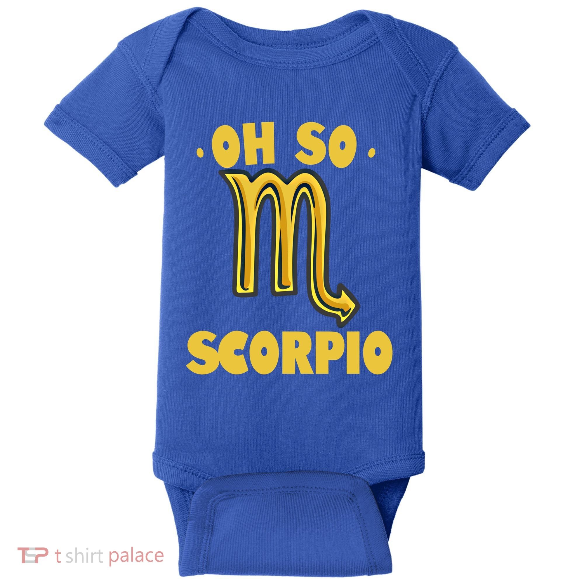 October November Birthday Scorpio Astrology Horoscope Great Gift Baby Bodysuit