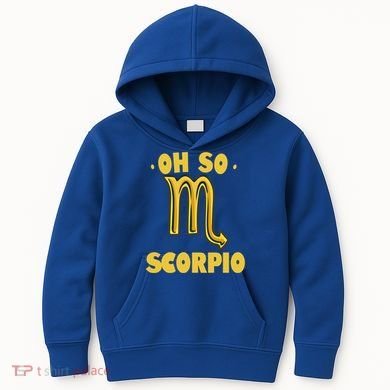 October November Birthday Scorpio Astrology Horoscope Great Gift Kids Hoodie