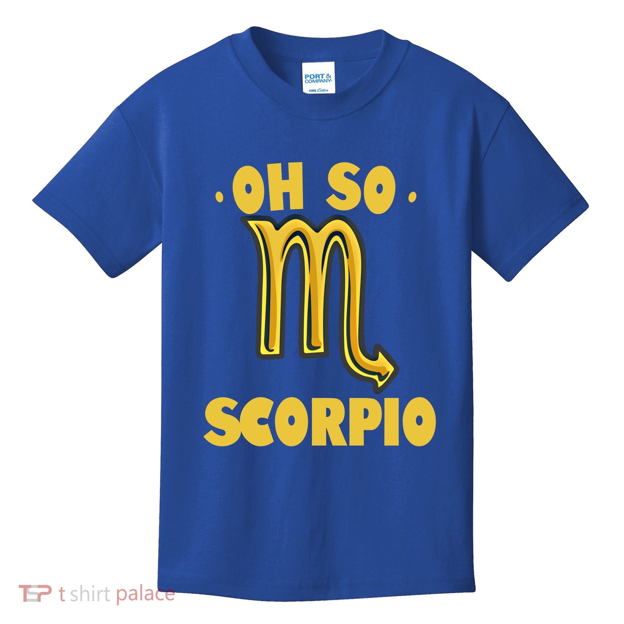October November Birthday Scorpio Astrology Horoscope Great Gift Kids T-Shirt
