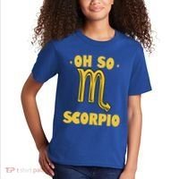 October November Birthday Scorpio Astrology Horoscope Great Gift Kids T-Shirt thumb 2