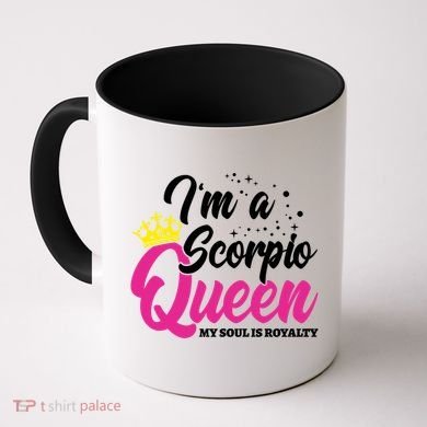 October November Birthday Astrology Scorpio Queen Meaningful Gift Coffee Mug