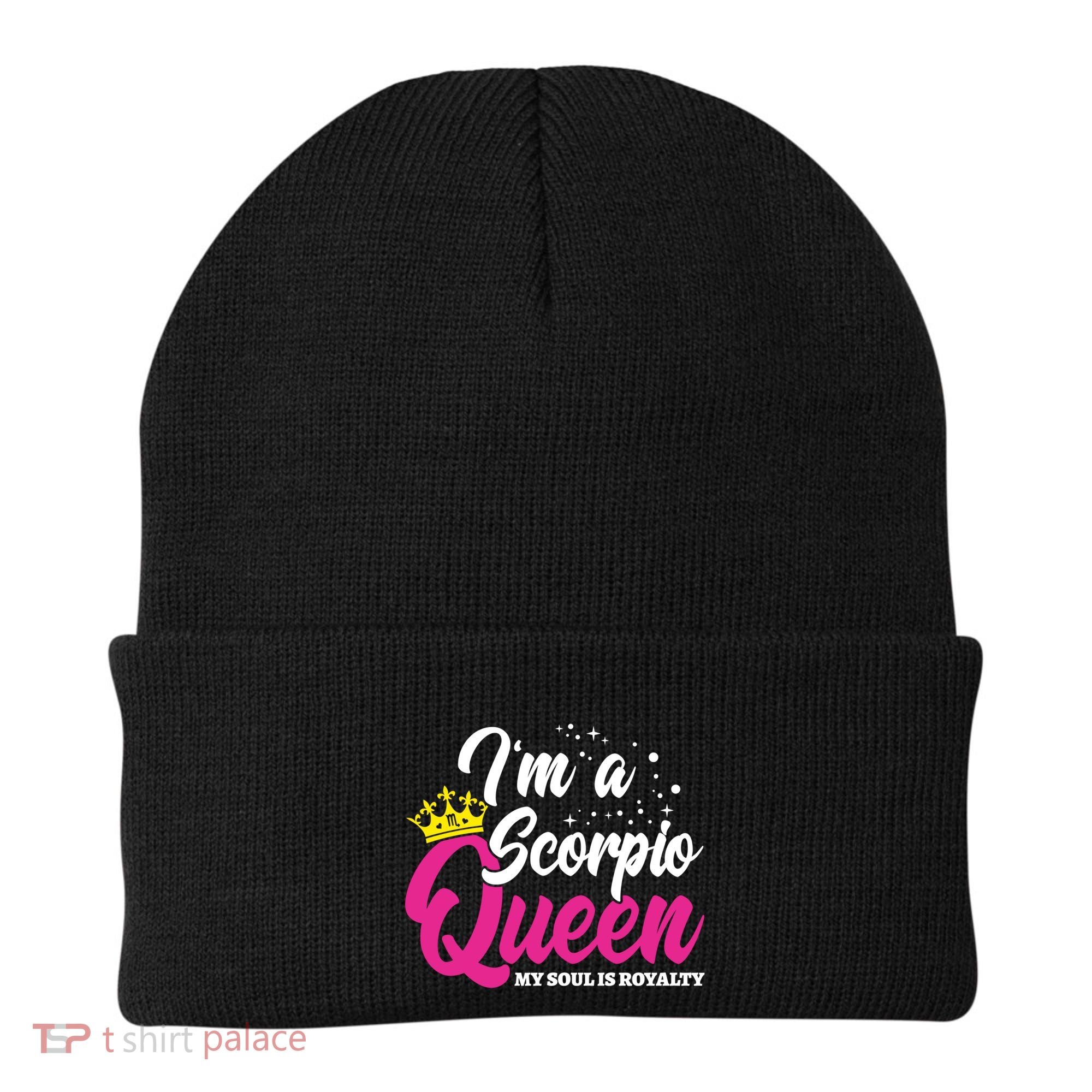 October November Birthday Astrology Scorpio Queen Meaningful Gift Beanie