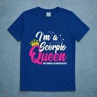 October November Birthday Astrology Scorpio Queen Meaningful Gift T-Shirt thumb 5