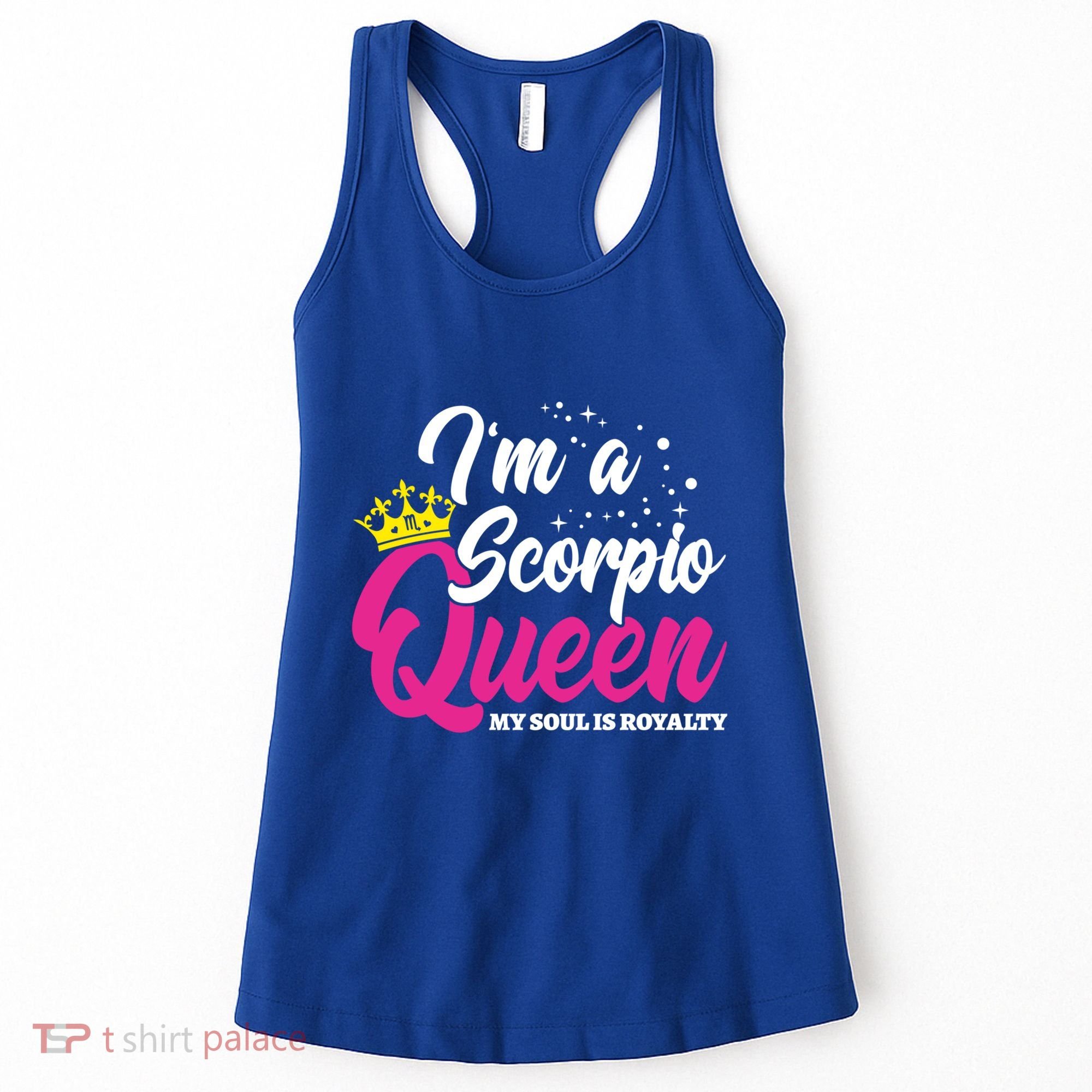 October November Birthday Astrology Scorpio Queen Meaningful Gift Women's Tank Top