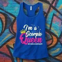 October November Birthday Astrology Scorpio Queen Meaningful Gift Women's Tank Top thumb 3