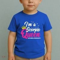 October November Birthday Astrology Scorpio Queen Meaningful Gift Toddler T-Shirt thumb 2