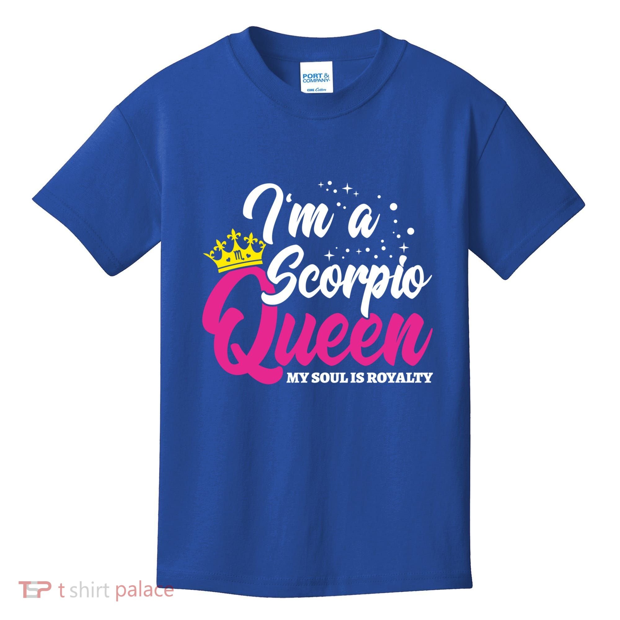 October November Birthday Astrology Scorpio Queen Meaningful Gift Kids T-Shirt
