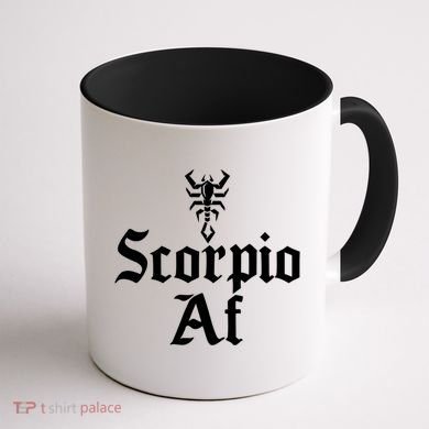 October November Birthday Scorpio Af Scorpio Zodiac Sign Gift Coffee Mug back