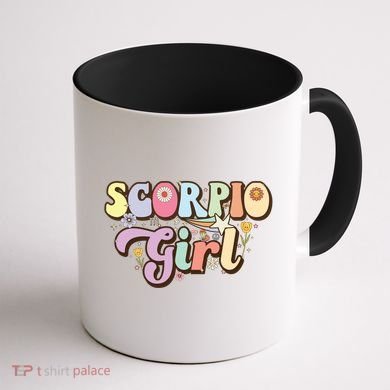 October November Birthday Zodiac Sign Groovy Scorpio Great Gift Coffee Mug back