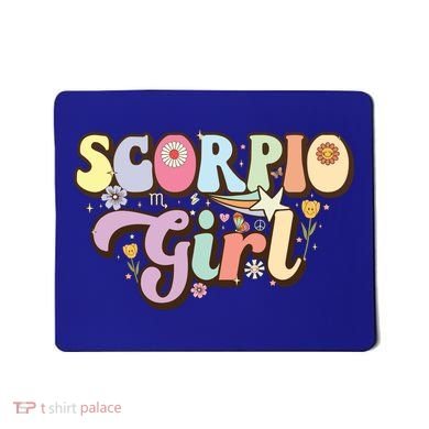 October November Birthday Zodiac Sign Groovy Scorpio Great Gift Mousepad