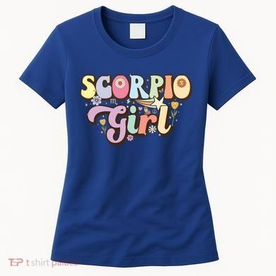 October November Birthday Zodiac Sign Groovy Scorpio Great Gift Women's T-Shirt