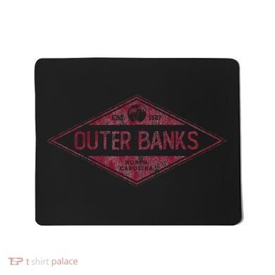 Obx North Carolina Retro Badge Souvenir Mousepad