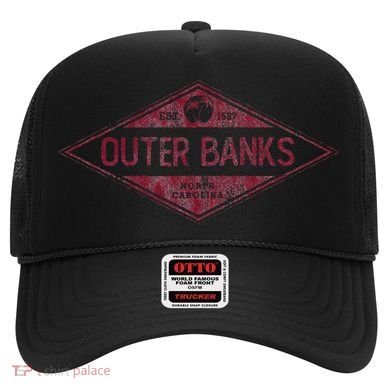Obx North Carolina Retro Badge Souvenir Hat