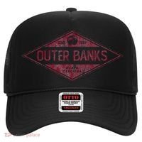 Obx North Carolina Retro Badge Souvenir Hat thumb 0