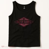 Obx North Carolina Retro Badge Souvenir Tank Top thumb 2