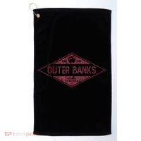 Obx North Carolina Retro Badge Souvenir Golf Towel thumb 0