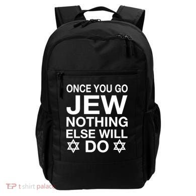Once You Go Jew Hanukkah Backpack