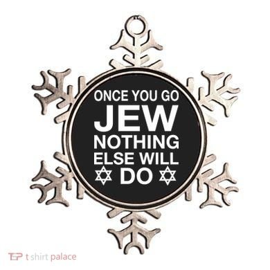 Once You Go Jew Hanukkah Ornament