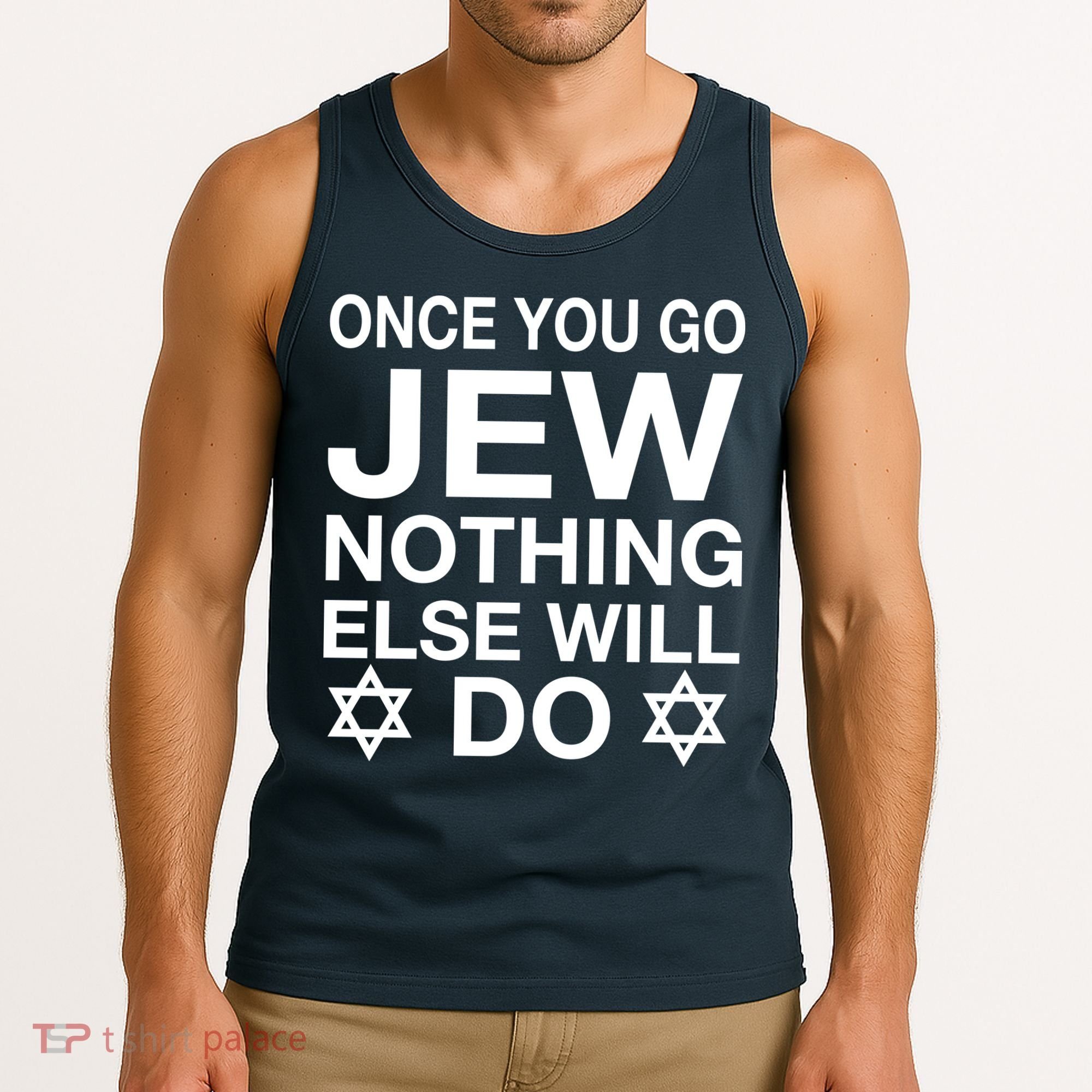 Once You Go Jew Hanukkah Tank Top