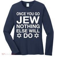 Once You Go Jew Hanukkah Women's Long Sleeve Shirt thumb 0