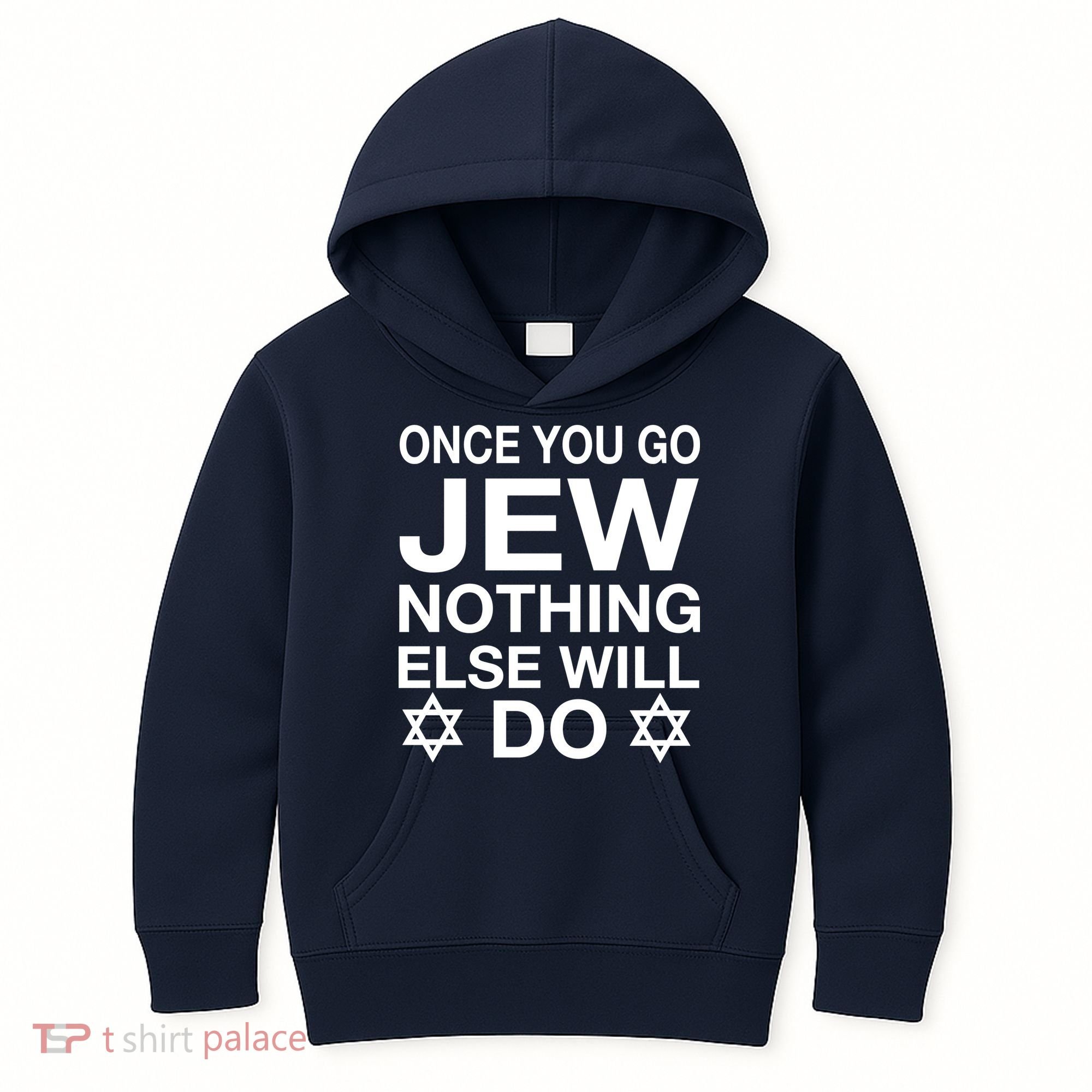 Once You Go Jew Hanukkah Kids Hoodie