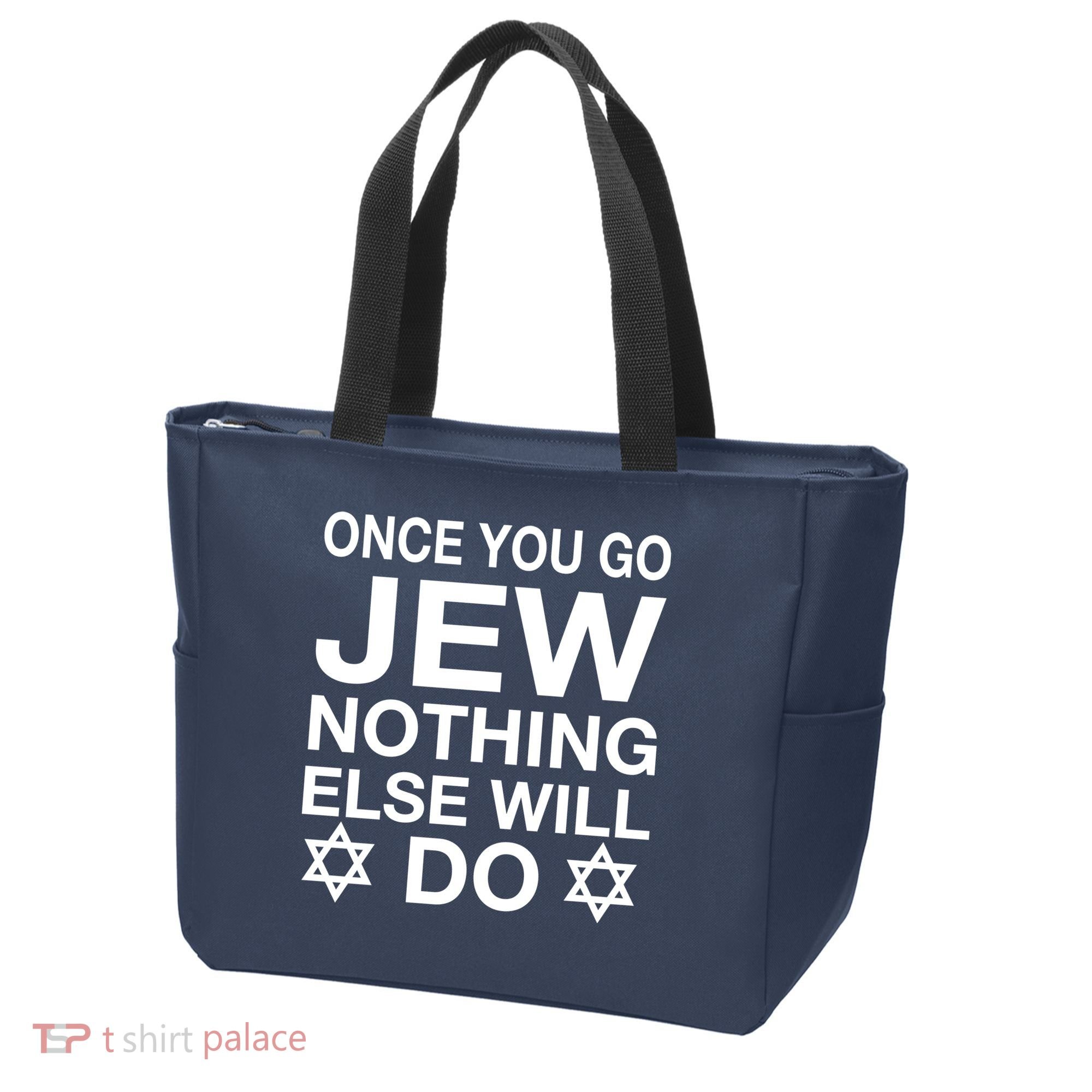 Once You Go Jew Hanukkah Tote Bag