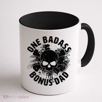 One Badass Bonus Dad Coffee Mug thumb 1