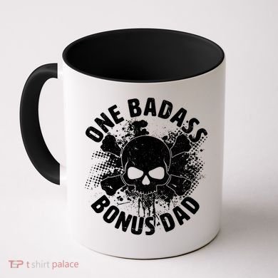 One Badass Bonus Dad Coffee Mug
