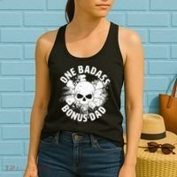 One Badass Bonus Dad Women's Tank Top thumb 2