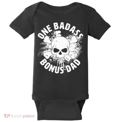 One Badass Bonus Dad Baby Bodysuit
