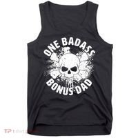 One Badass Bonus Dad Tank Top thumb 0