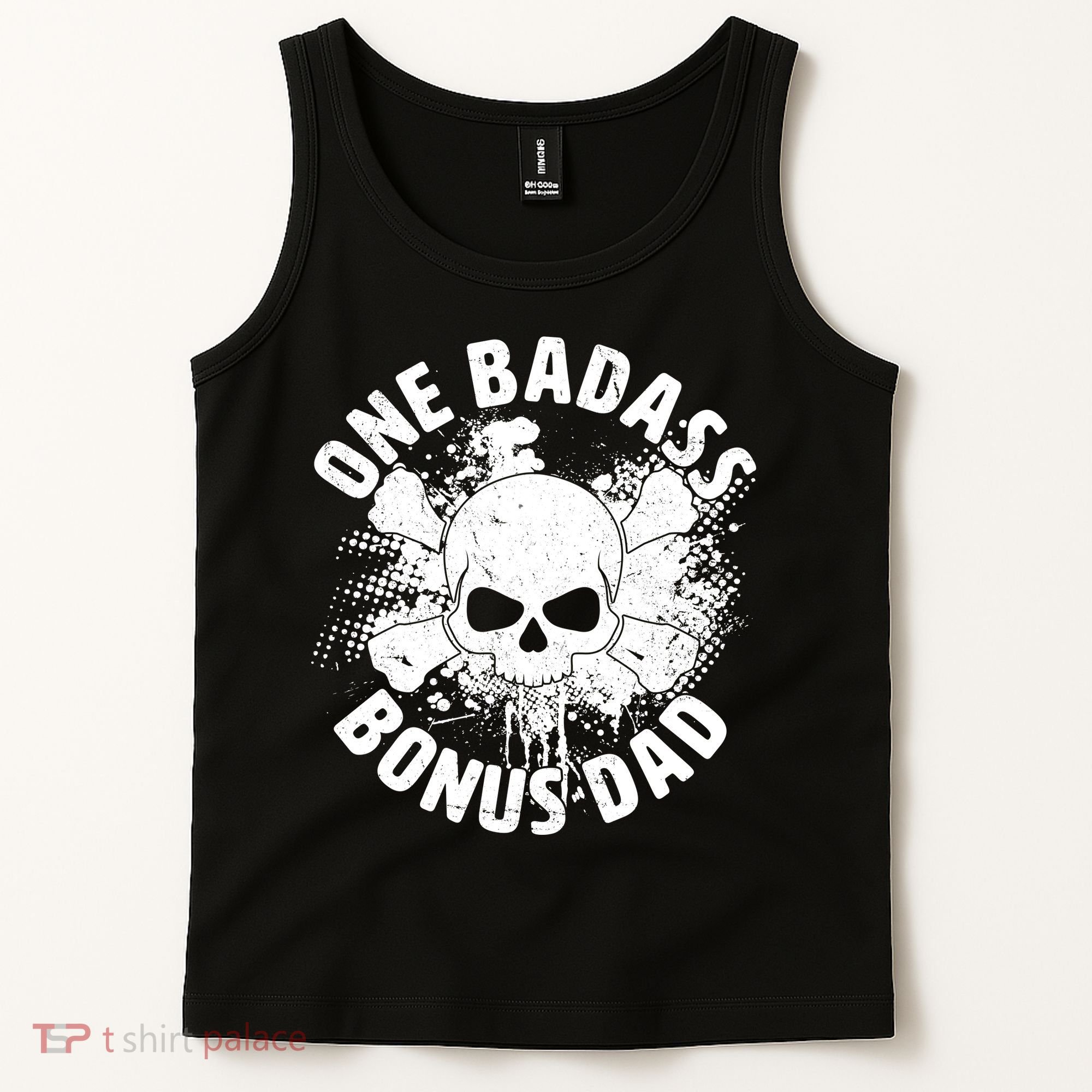 One Badass Bonus Dad Tank Top