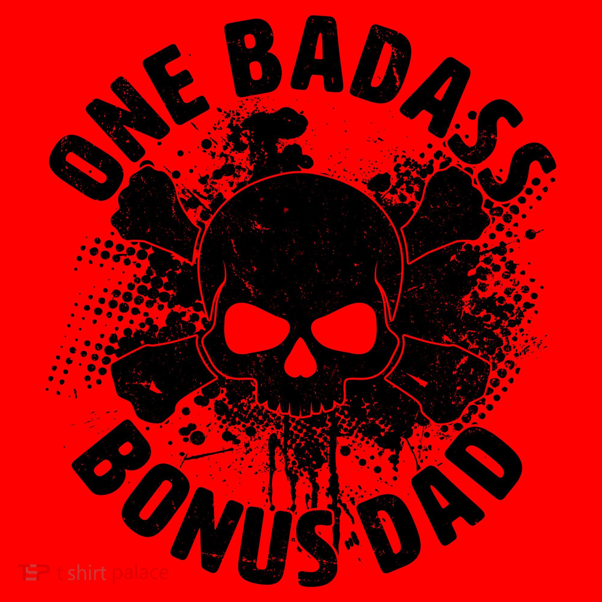 One Badass Bonus Dad Santa Hat