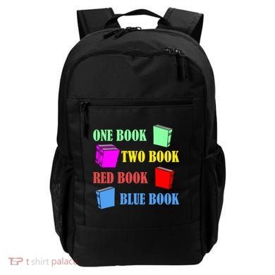 One Book Two Book Red Book Blue Book Backpack