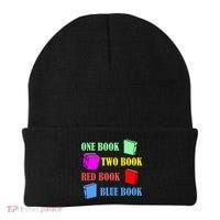 One Book Two Book Red Book Blue Book Beanie thumb 0