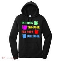 One Book Two Book Red Book Blue Book Women's Hoodie thumb 0