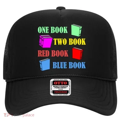 One Book Two Book Red Book Blue Book Hat