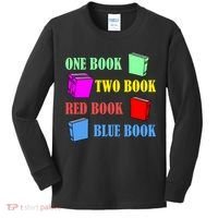 One Book Two Book Red Book Blue Book Kids Long Sleeve Shirt thumb 0